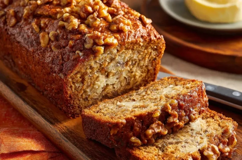Ultimate Walnut Banana Bread