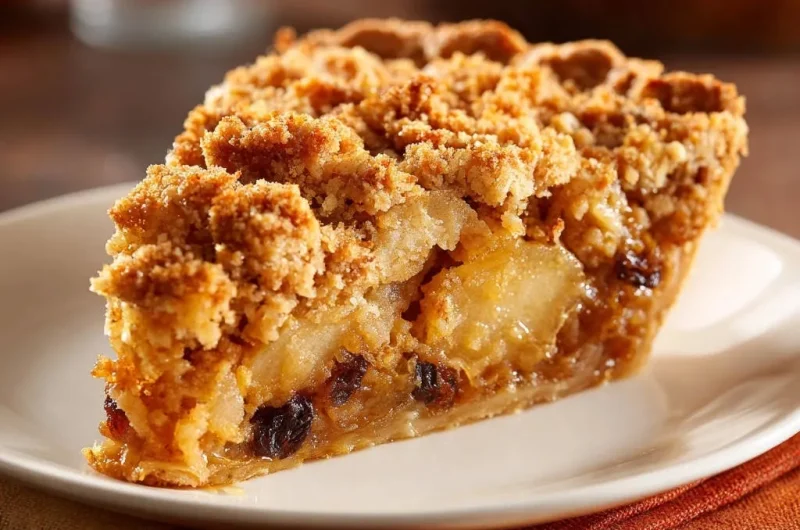 Grandma's Apple Crumble Pie