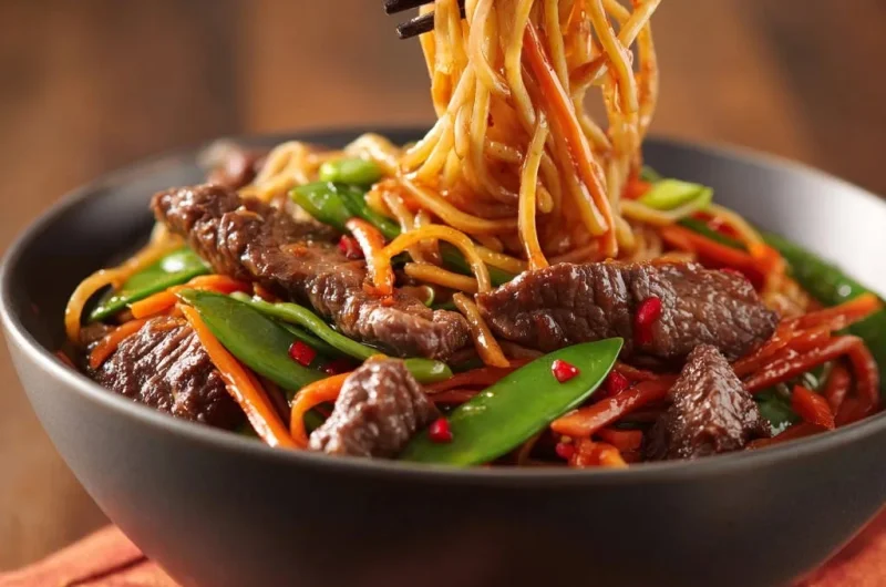 Beef Noodle Stir Fry