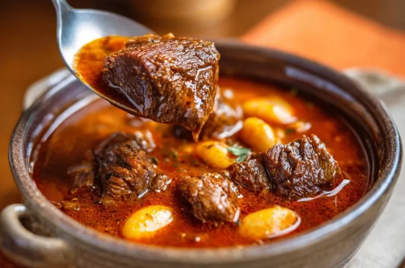 Rich Beef and White Bean Stew