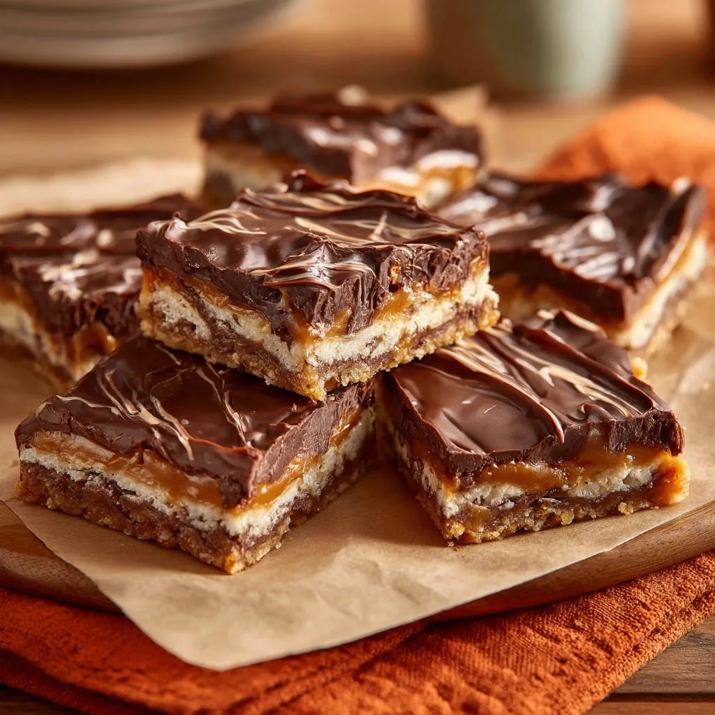 Caramel Chocolate Decadence Bars: The Secret to Perfect Slices - recipe image