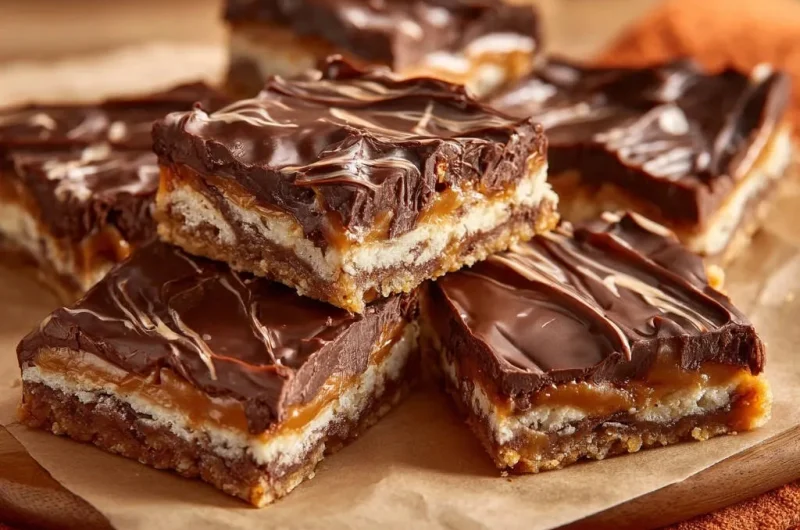 Caramel Chocolate Decadence Bars