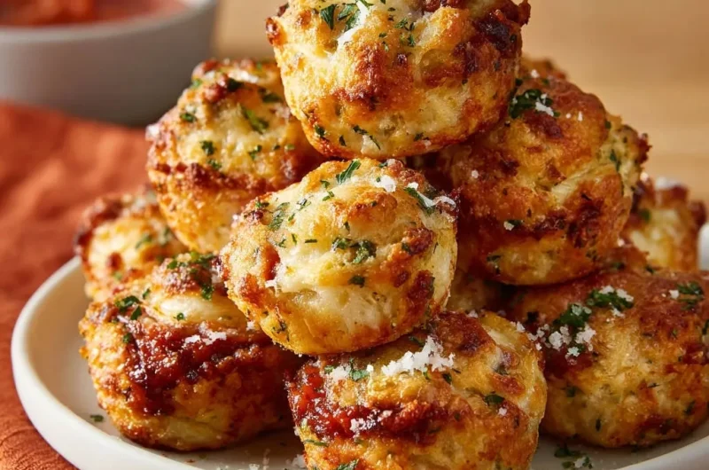 Cheesy Garlic Pizza Bites