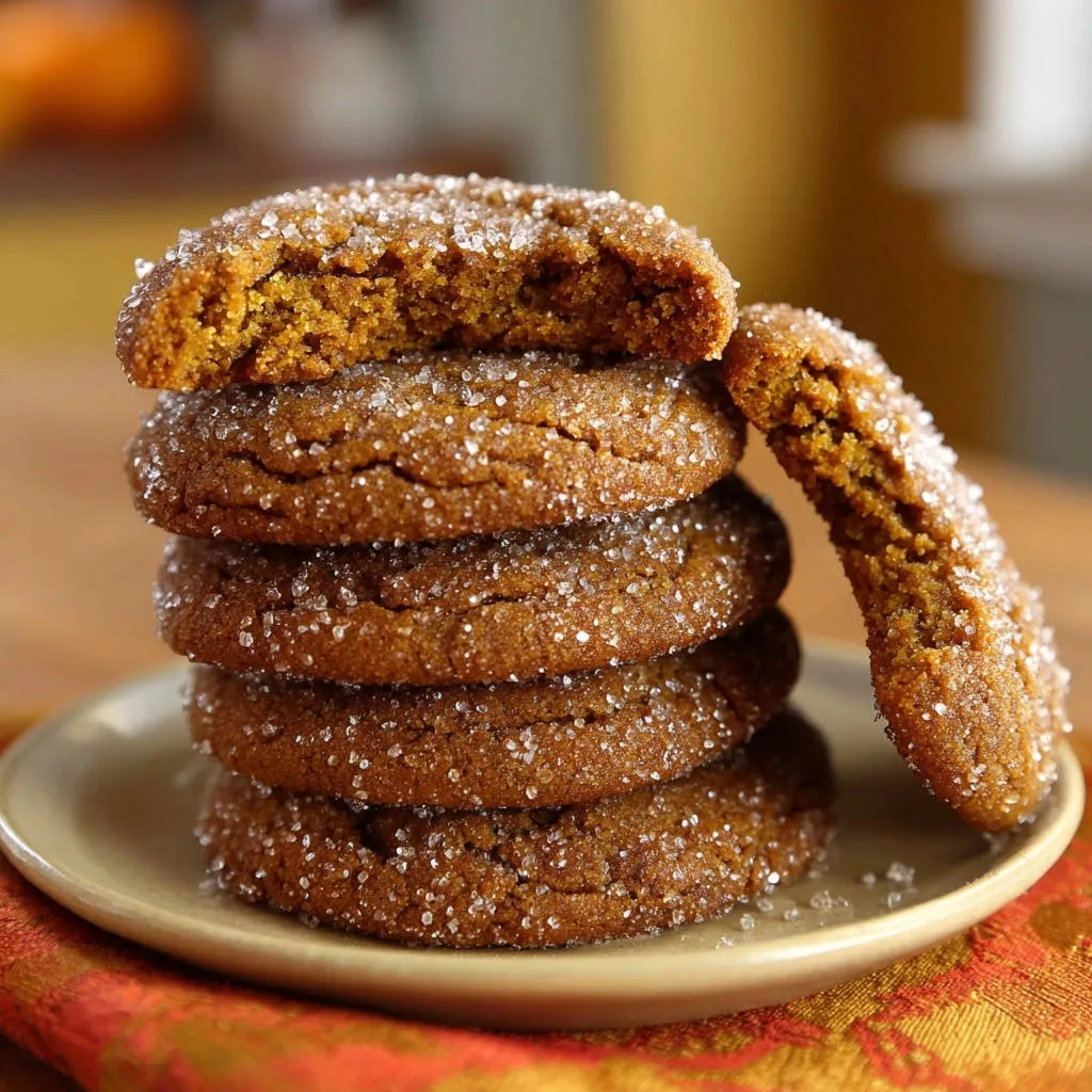 Chewy Crinkle Molasses Cookies: Guaranteed Soft, Chewy Centers - recipe image