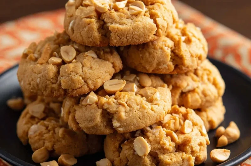 Thick, Chewy Peanut Butter Cookies