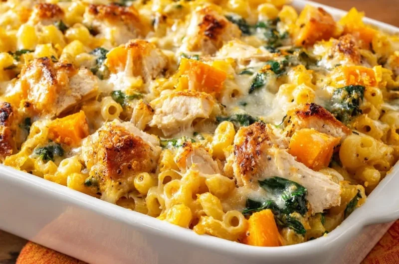 Chicken and Butternut Squash Pasta