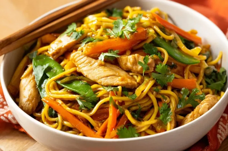 Restaurant-Style Chicken Lo Mein