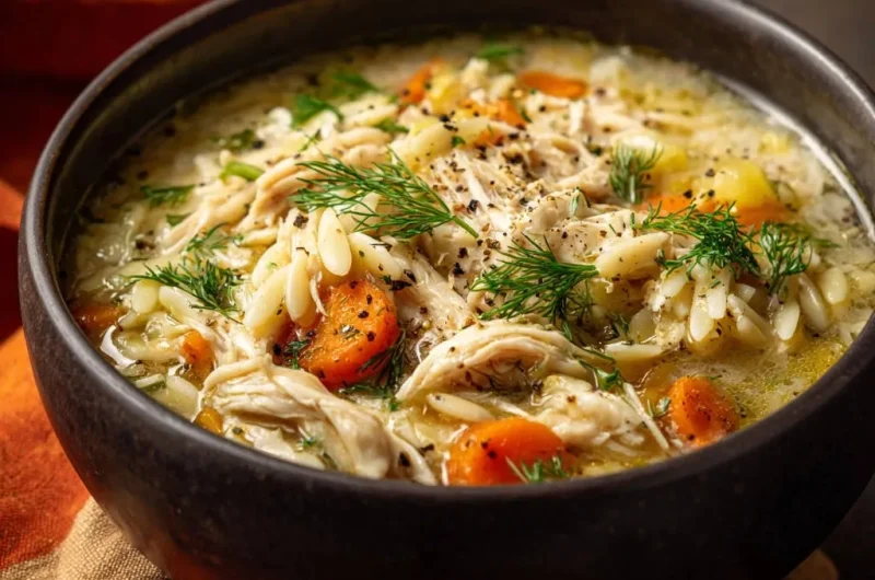 Classic Chicken Orzo Soup