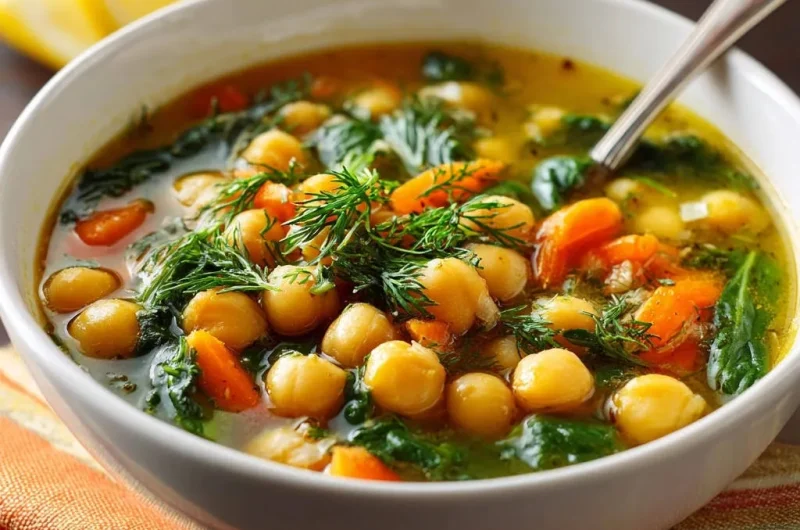 Vibrant Chickpea & Veggie Soup