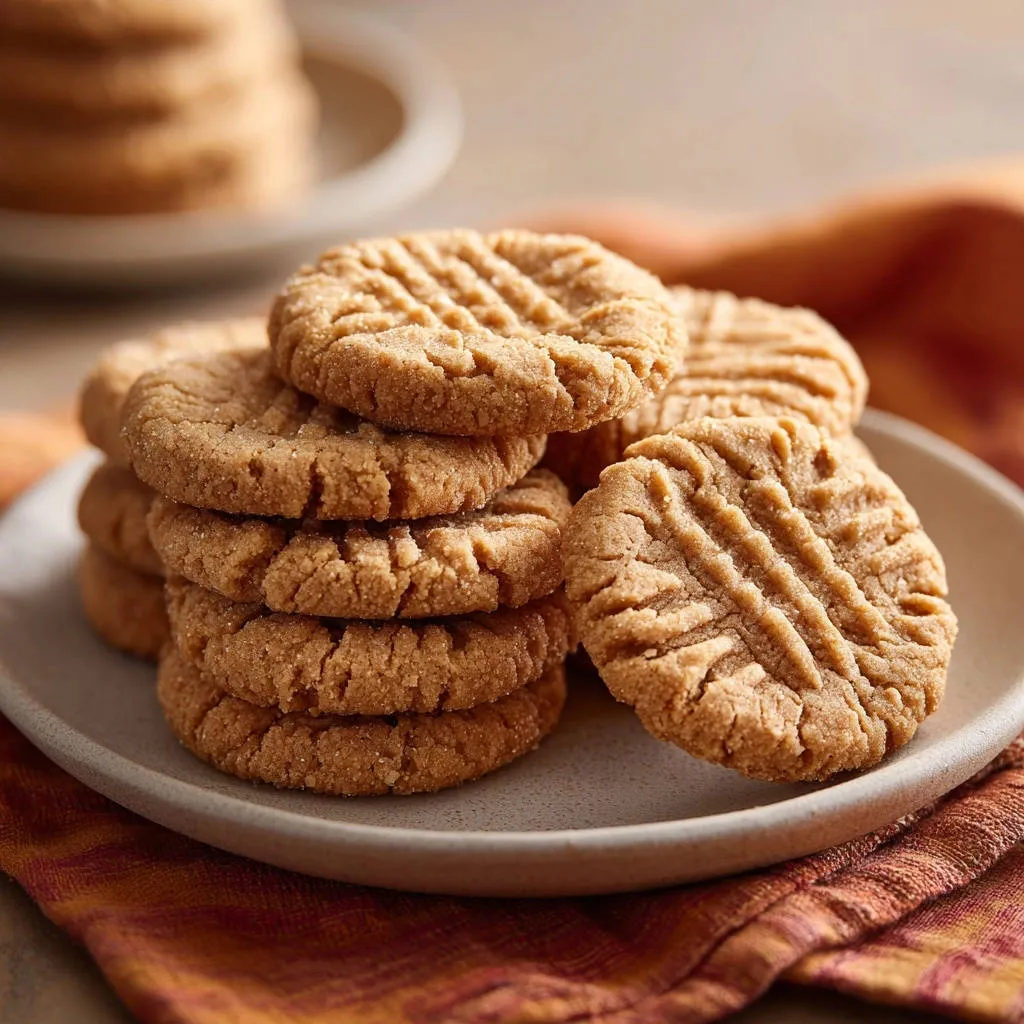 Classic Peanut Butter Cookies: Easy, Thick, and Perfectly Chewy - recipe image
