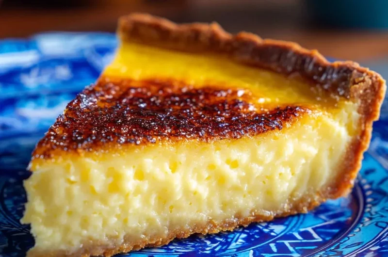Creamy Baked Custard Tart