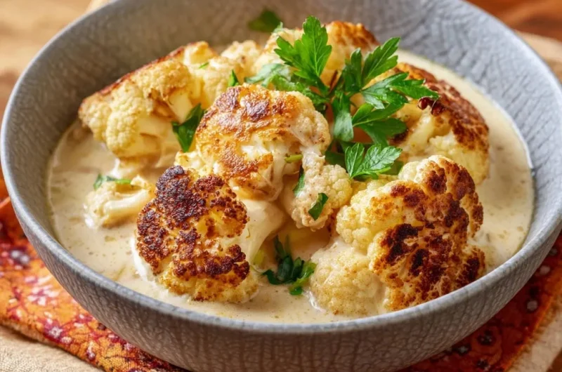 Creamy Browned Cauliflower