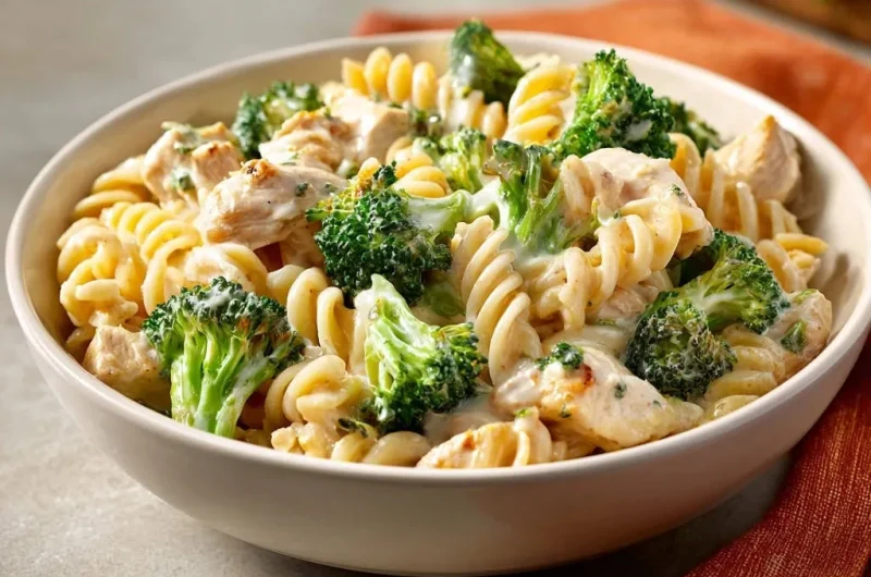 Creamy Chicken and Broccoli Rotini