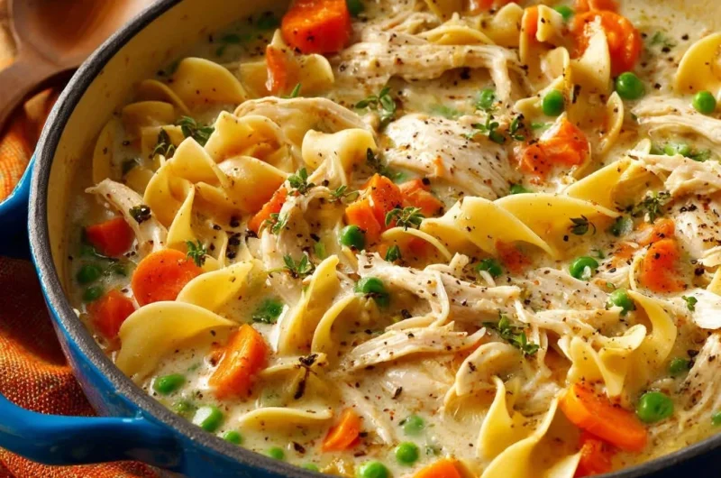 Creamy Chicken Noodle Stew