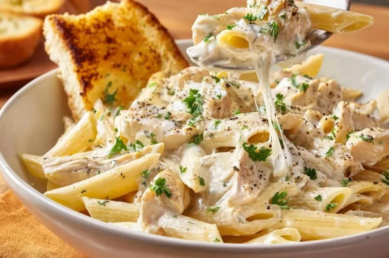 Creamy Garlic Chicken Penne