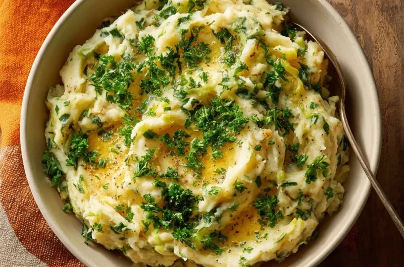 Creamy Colcannon (Irish Greens and Mash)