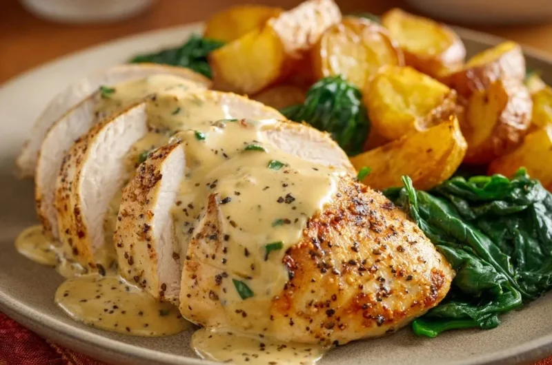Creamy Peppercorn Pan Chicken