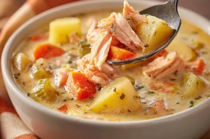 Creamy Winter Salmon Chowder