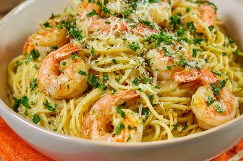 Garlic Butter Shrimp Pasta