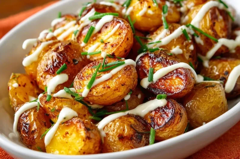 Garlic Herb Roasted Potatoes