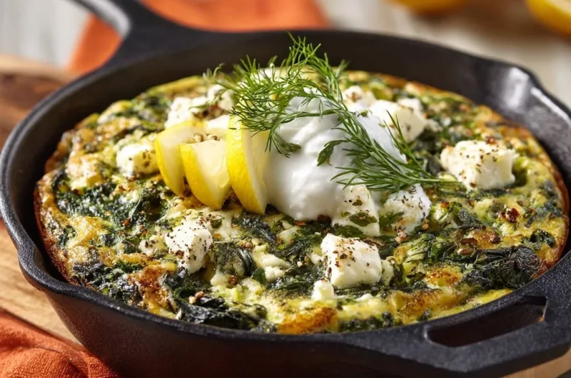 Spinach Feta Frittata