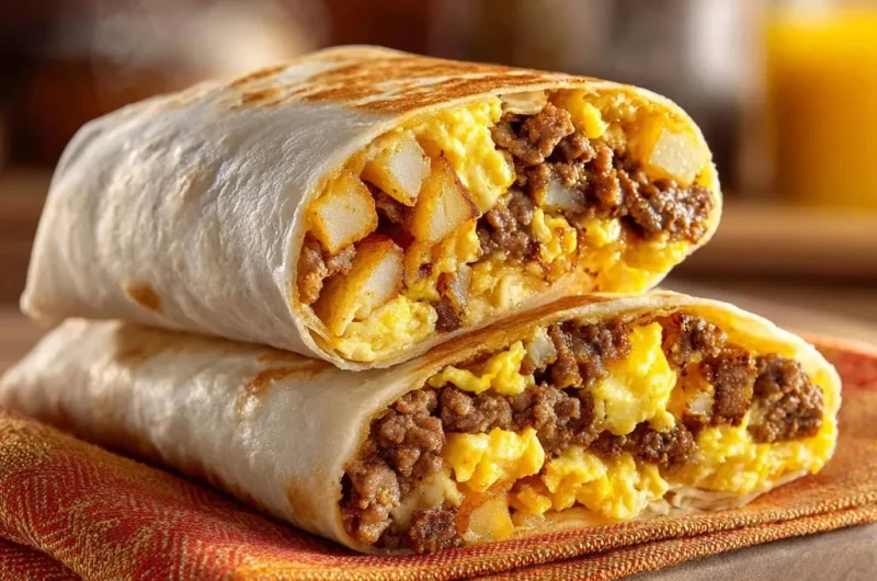 Ultimate Hearty Breakfast Burritos