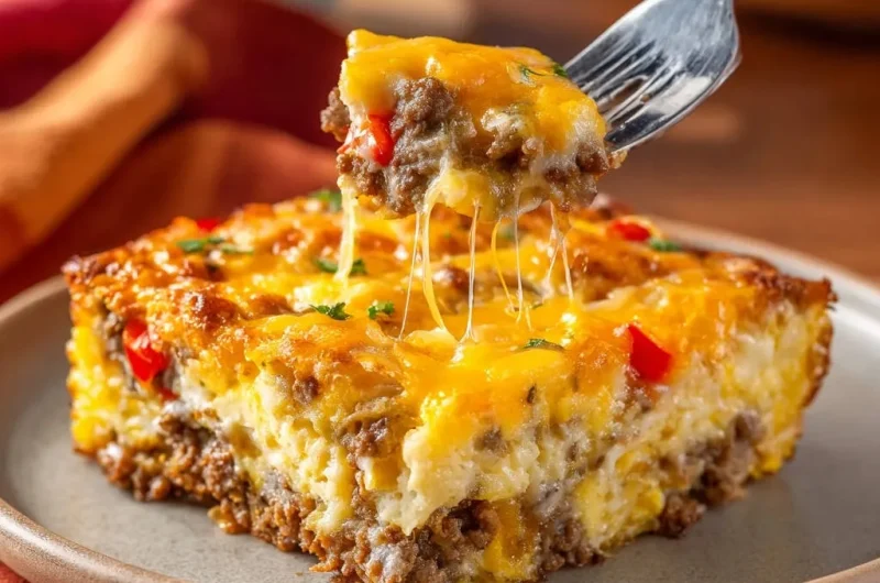 Hearty Layered Breakfast Bake