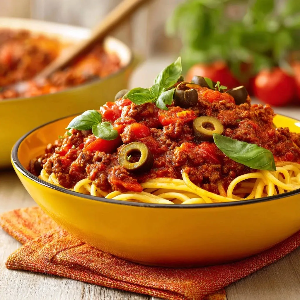 Hearty Weeknight Spaghetti Sauce: The Cling Secret - recipe image