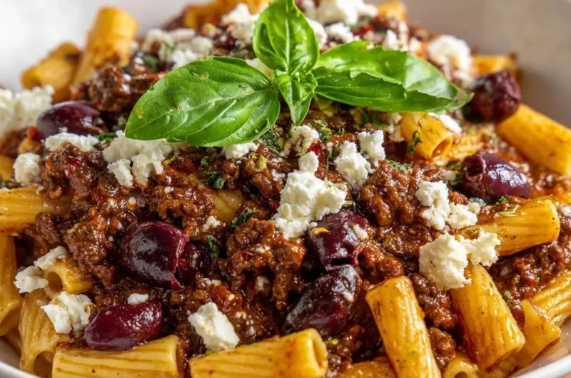 Mediterranean Ragu Pasta