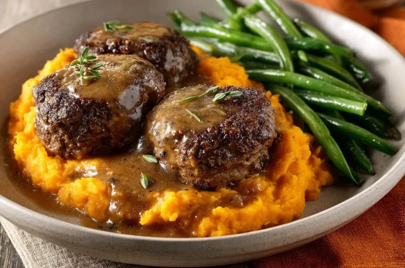 Salisbury Steaks with Rich Brown Gravy
