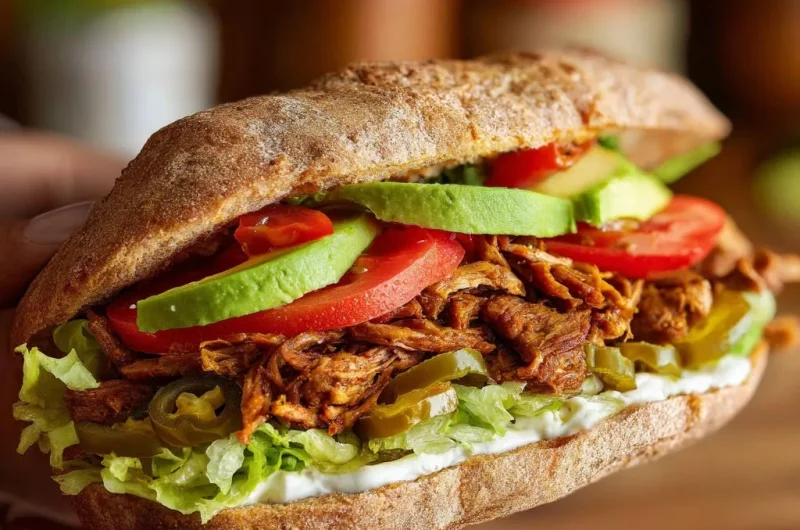 Ultimate Shredded Chicken Sandwich