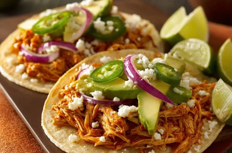 Shredded Chicken Tacos