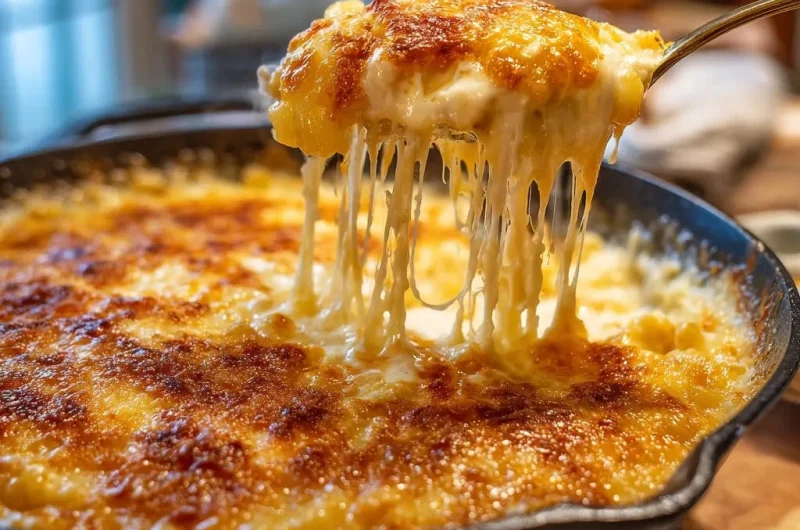 Skillet Baked Mac and Cheese