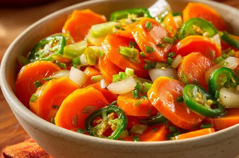 Spicy Jalapeño Marinated Carrots