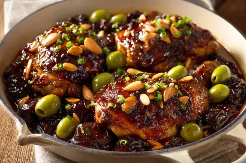 Sticky Moroccan-Style Chicken