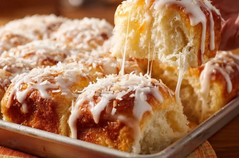 Tropical Coconut Pull-Apart Rolls