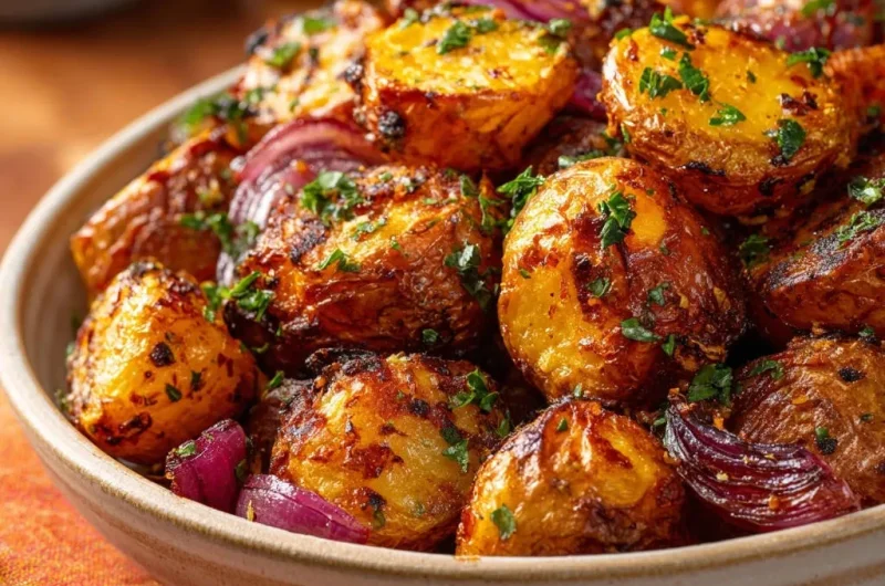 Ultimate Roasted Potatoes and Red Onion
