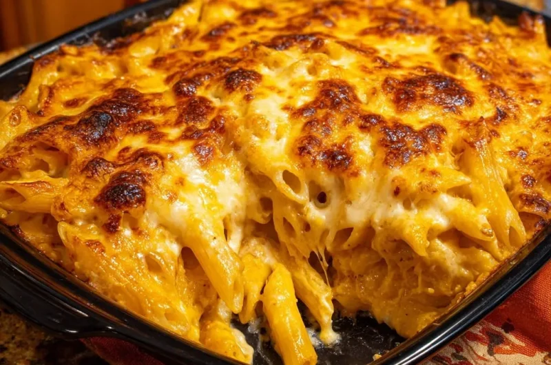 Ultra Creamy Baked Penne Casserole
