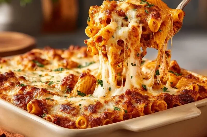 Cheesy Baked Rigatoni
