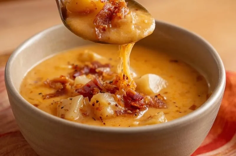 Creamy Bacon Cheddar Potato Soup