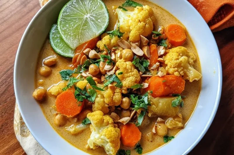 Creamy Cauliflower Chickpea Curry