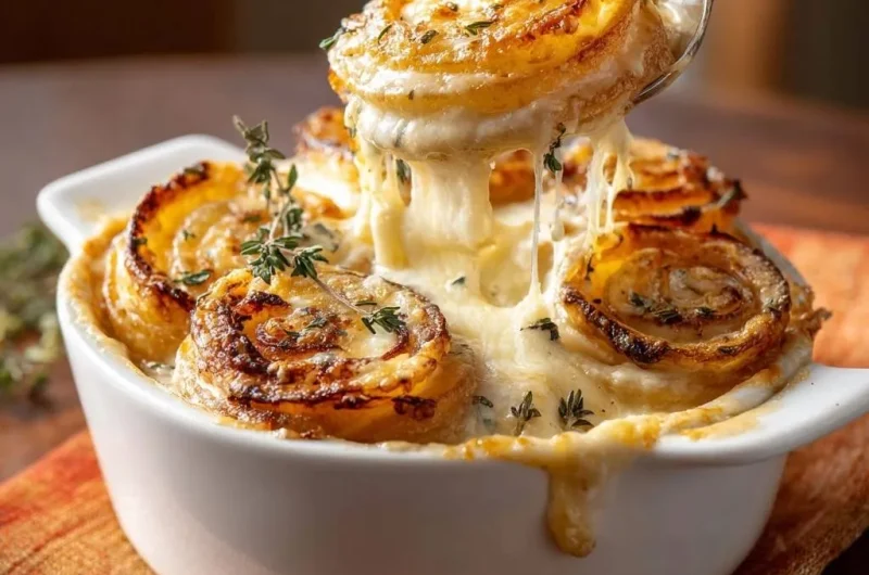 Crispy Cheesy Potato Roses