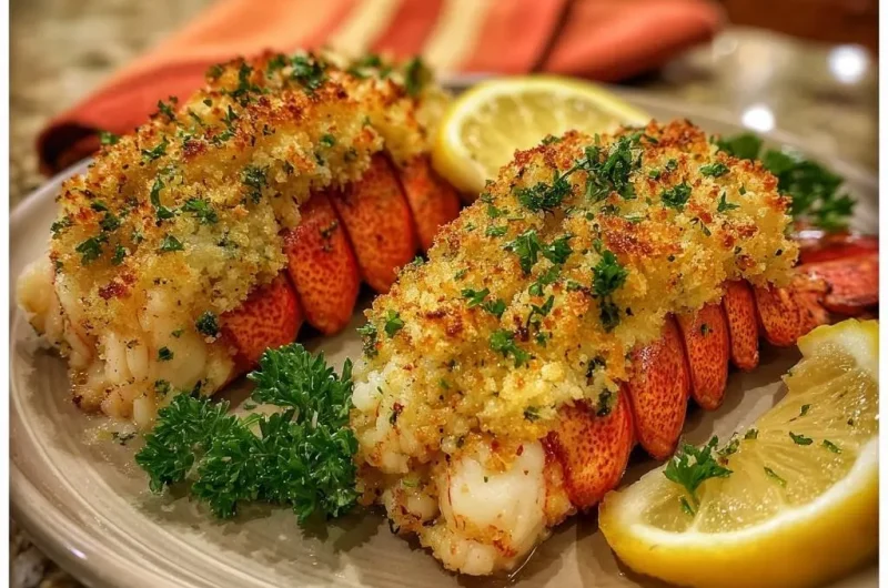Crispy Garlic Lobster Tails