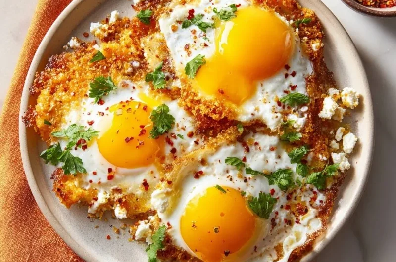 Crispy Hash Brown Eggs