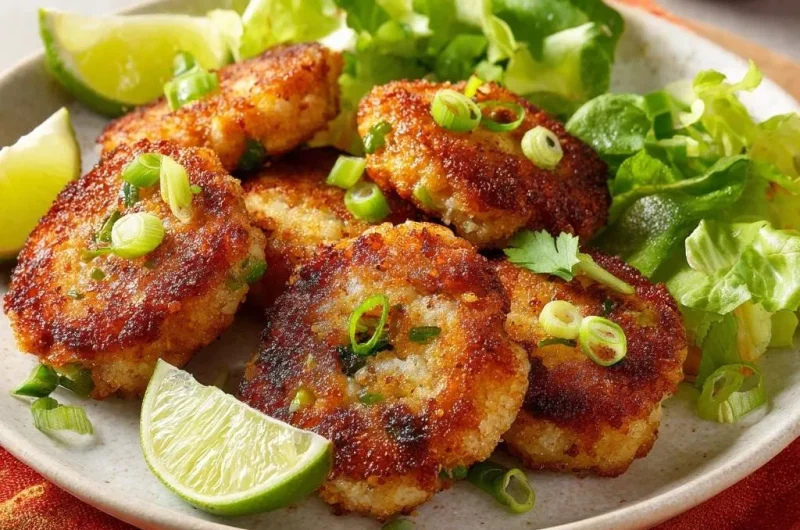 Crispy Lime Shrimp Cakes
