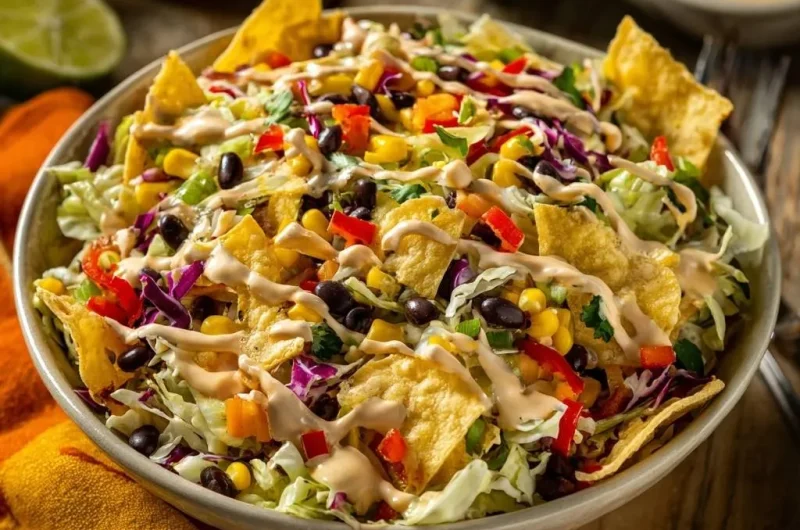 Crunchy Taco Slaw Salad