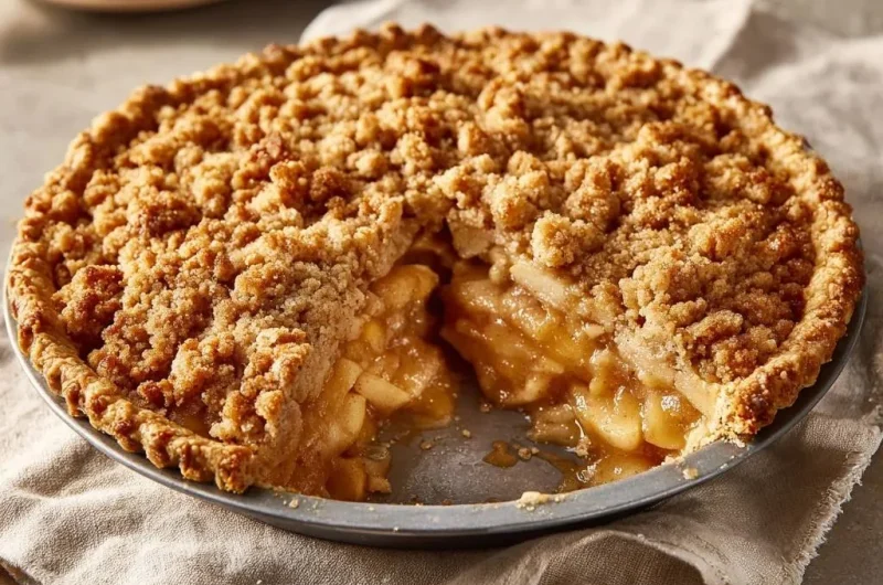 Dutch Apple Crumb Pie