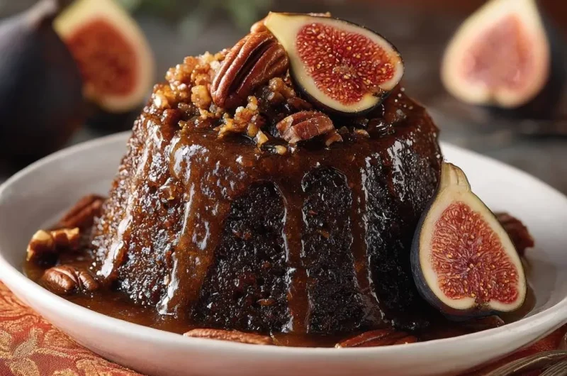 Fig & Pecan Sticky Pudding