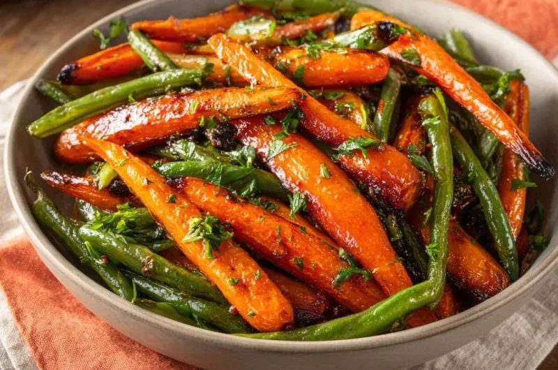 Glazed Carrots and Green Beans