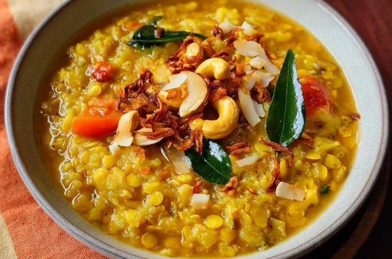 Golden Coconut Cashew Dal
